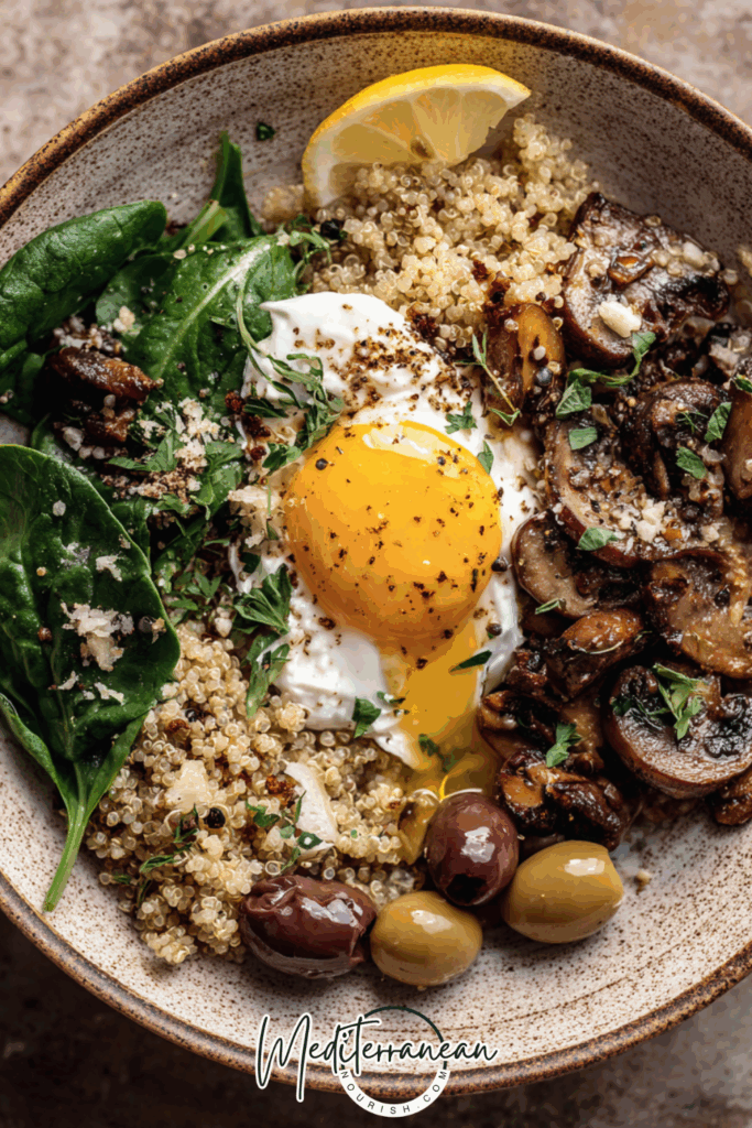 Mediterranean Savory Breakfast Bowl