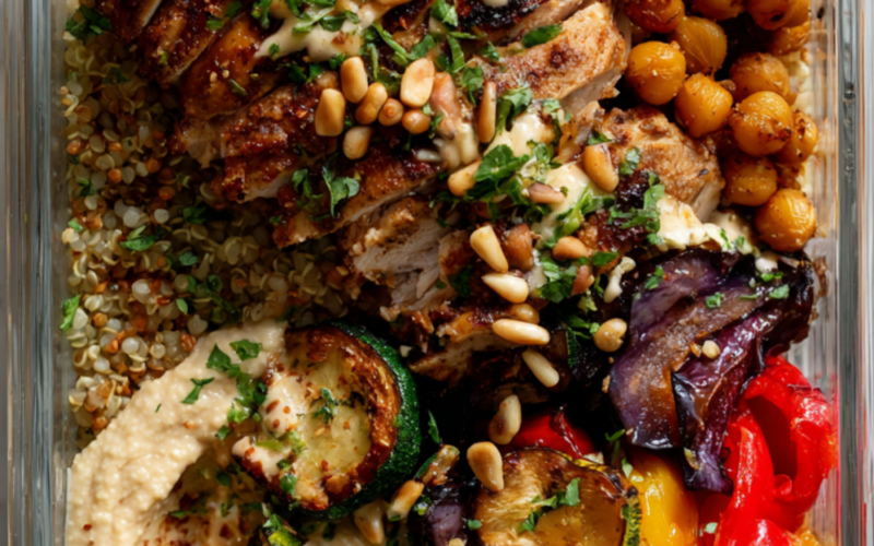 Mediterranean bowl recipes - meal prep