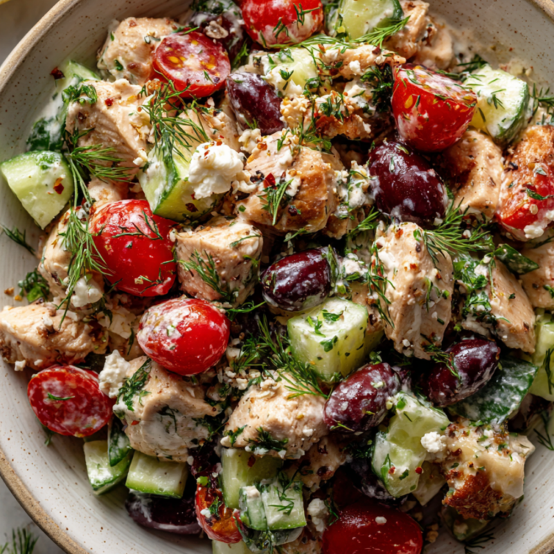 Mediterranean Chicken Salad