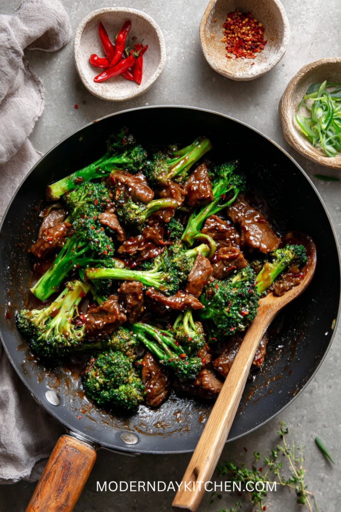 Chinese Beef and Broccoli (One Pan)