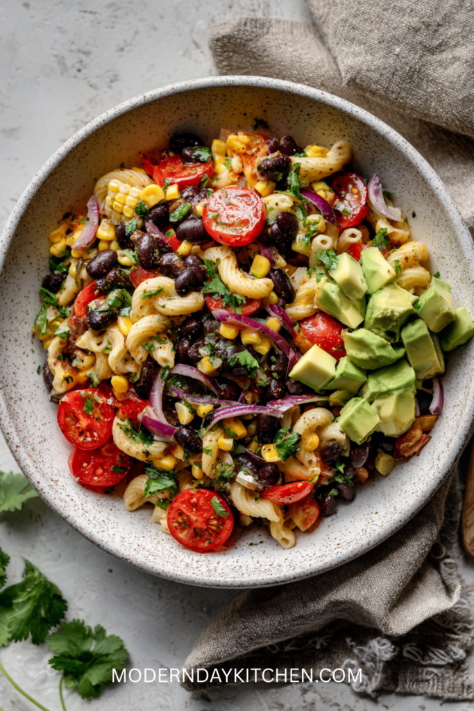 Cowboy Caviar Pasta Salad