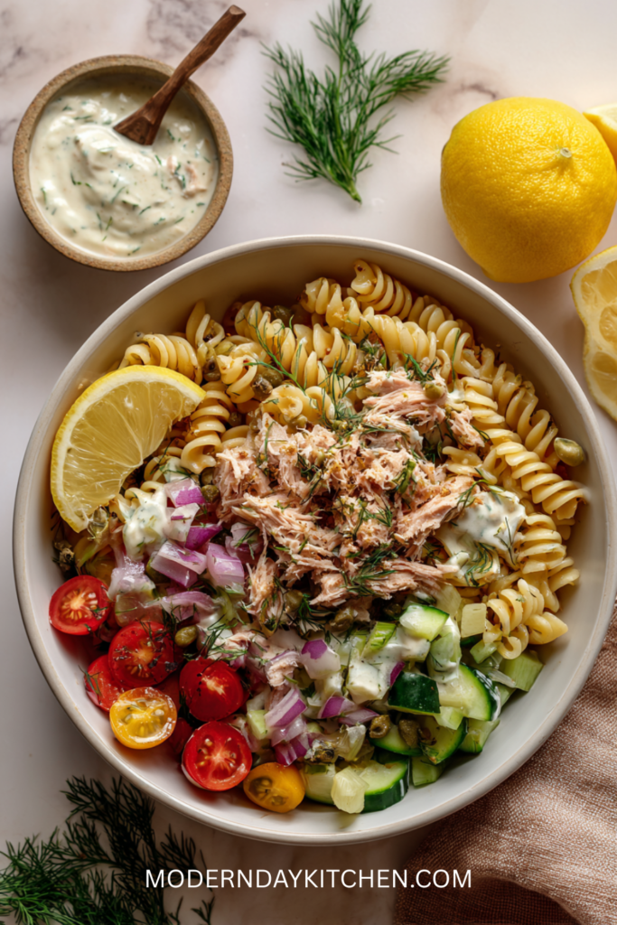High-Protein Tuna Pasta Salad