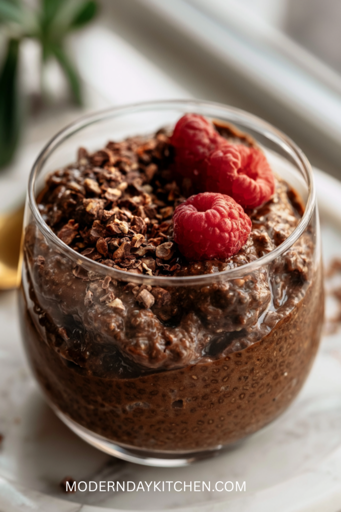 High-Protein Chocolate Chia Seed Pudding