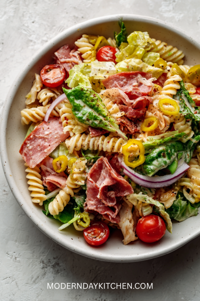 High-Protein Grinder Pasta Salad