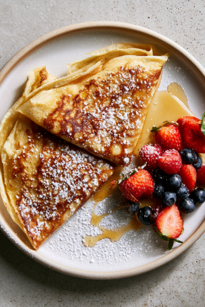 Quick Crepes with 4 Ingredients