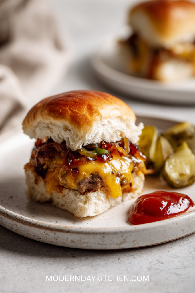 Sheetpan Burger Sliders