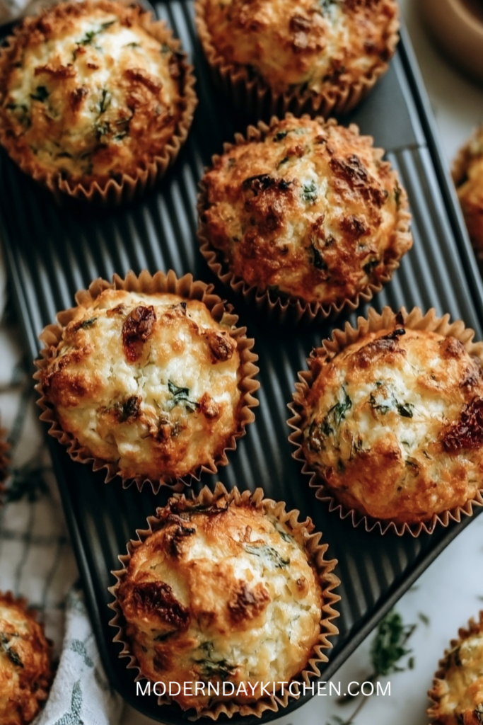Savory Cottage Cheese Muffins