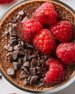 High-Protein Chocolate Chia Pudding