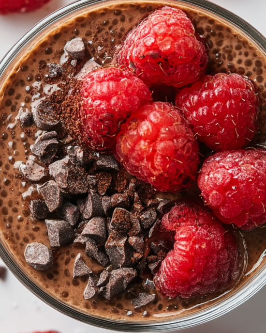 High-Protein Chocolate Chia Pudding