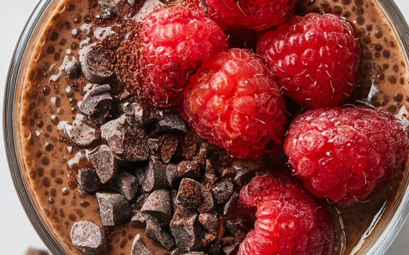 High-Protein Chocolate Chia Pudding
