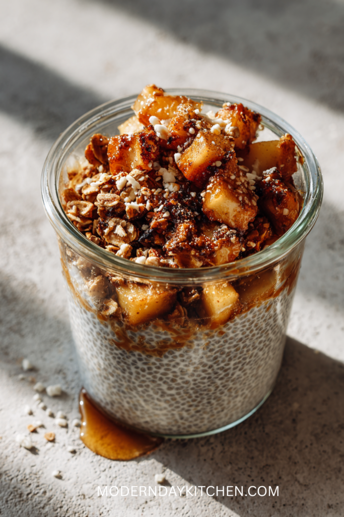 Cinnamon Apple Pie Chia Pudding