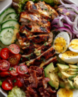 Grilled Chicken Cobb Salad with Honey Dijon Dressing