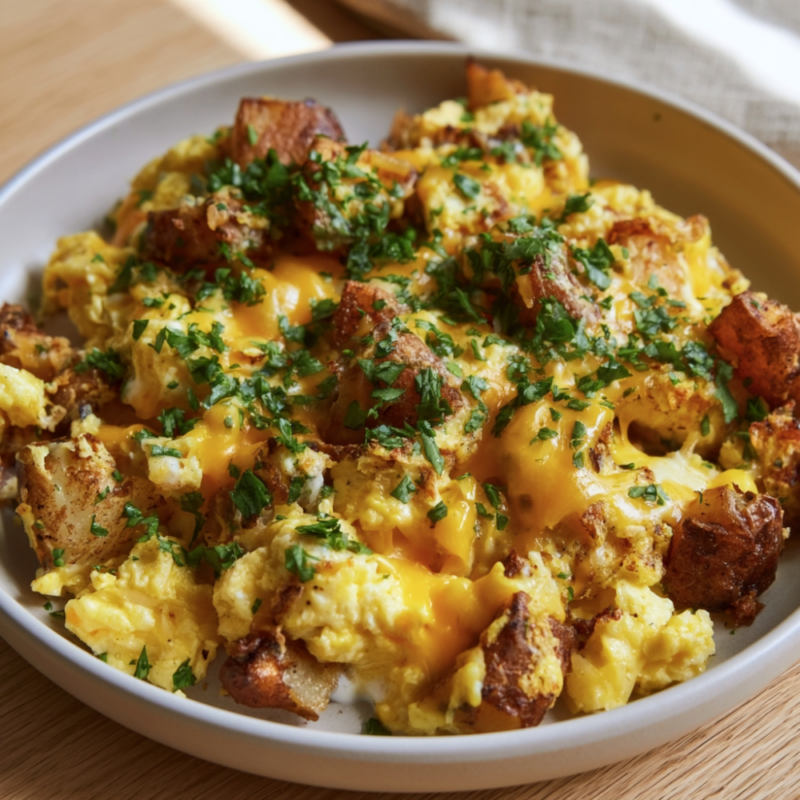 7 quick breakfast ideas for busy mornings including cheesy egg scramble breakfast sandwich and crepes ready in 5 minutes