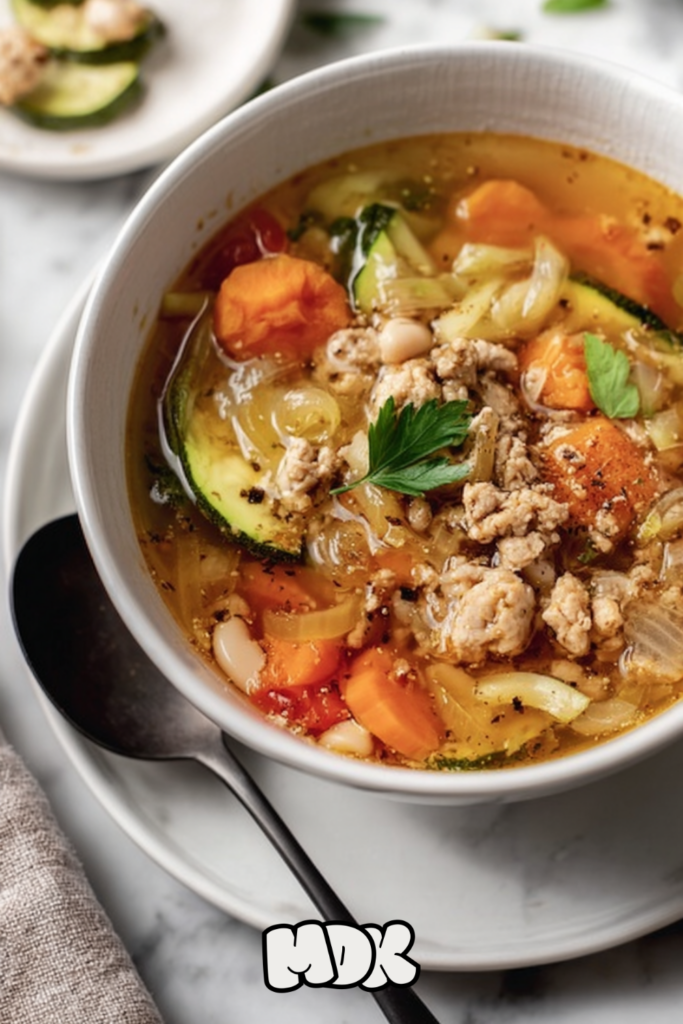 Ground Turkey Vegetable Soup