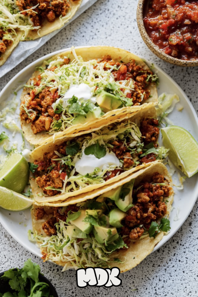 Chipotle Ground Turkey Tacos