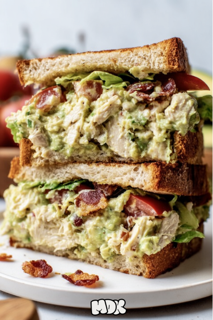 Avocado Chicken Salad Club