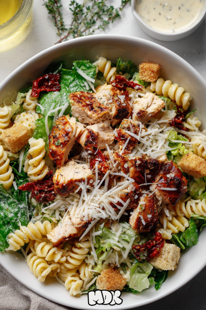 Chicken Caesar Pasta Salad